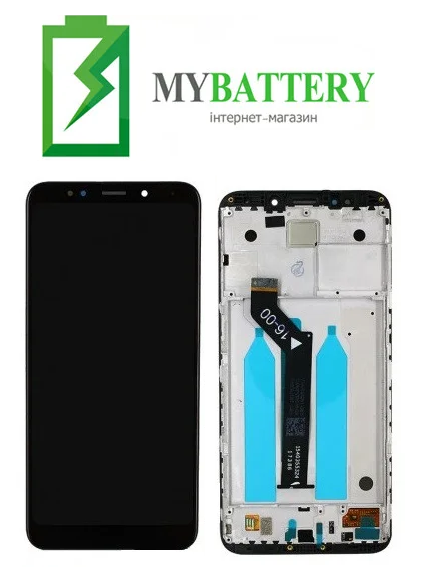 

Дисплей (LCD) Xiaomi Redmi 5 Plus с сенсором черный + рамка