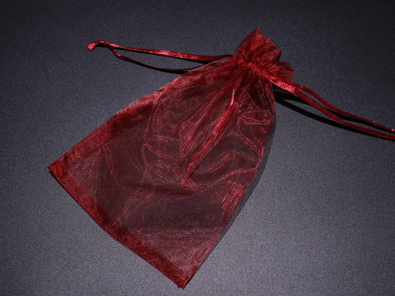 

Подарочные мешочки из органзы. Цвет бордо. 11х16см, Бордовый