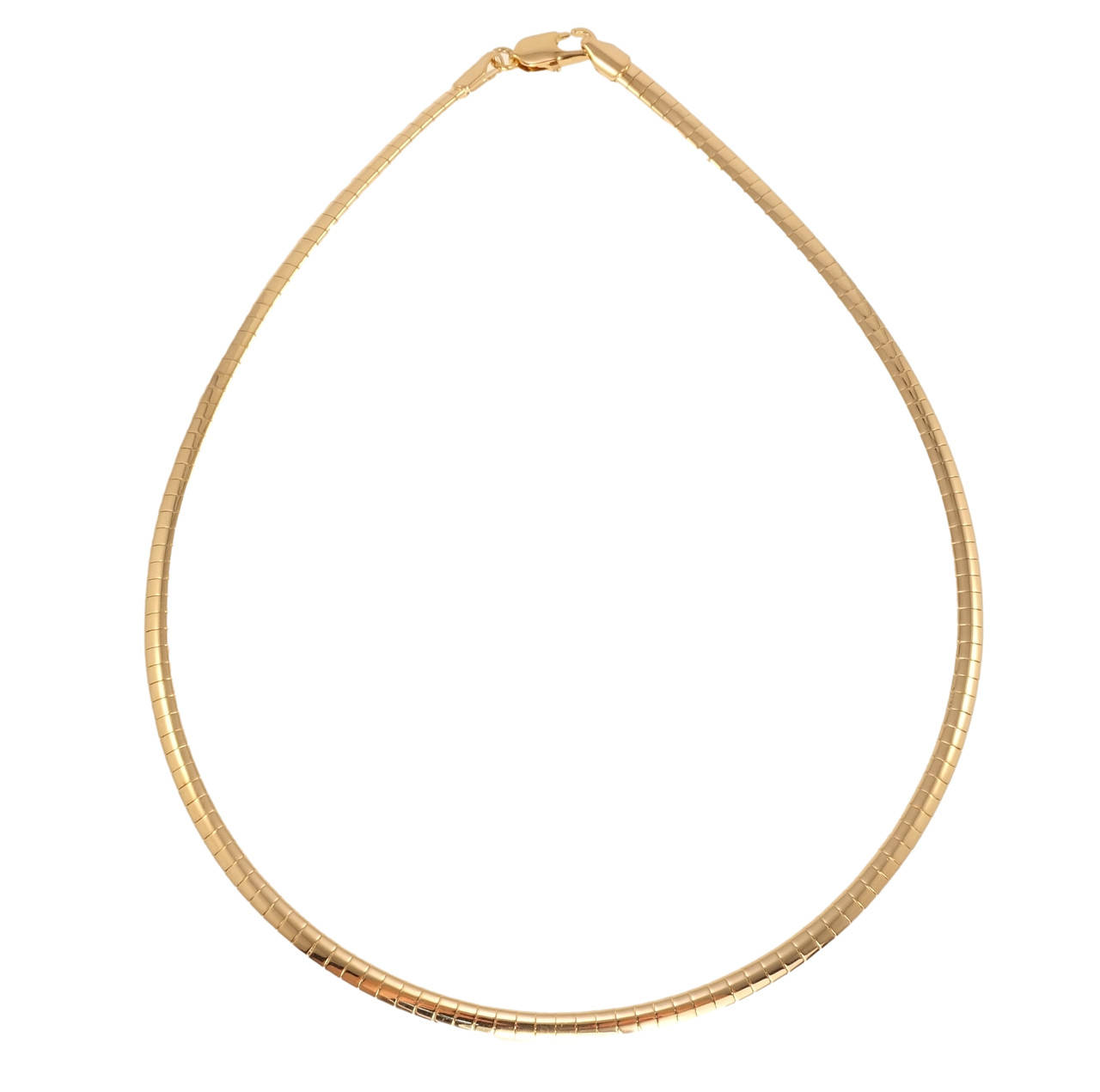 

Ожерелье Xuping Позолота 18K "Жесткий декоративный шнур" длина 42см х 4мм