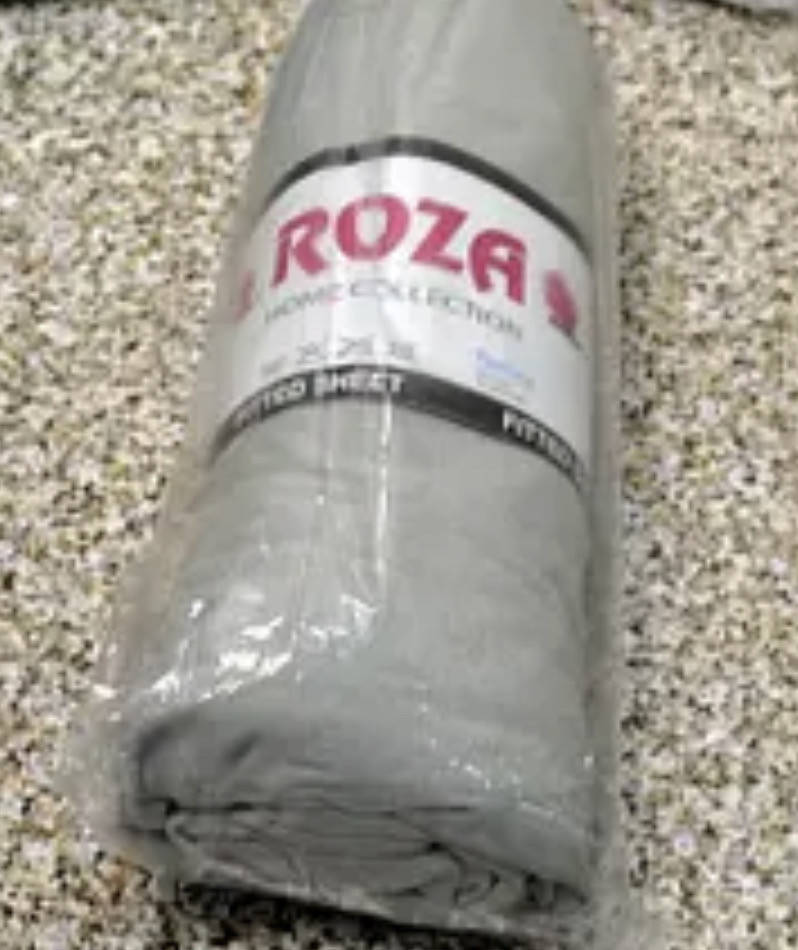 

Простынь махровая на резинке Roza ( Турция) 180х200х20 Серый