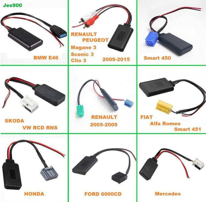 

Bluetooth 5.0 Блютуз VW Skoda Smart BMW Renault Ford Honda Mercedes AUX