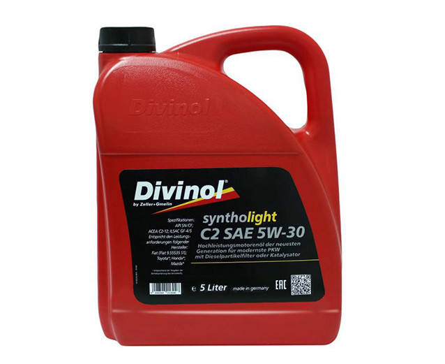 

Масло моторное синтетическое DIVINOL Syntholight 5w30 C2 5л 180524