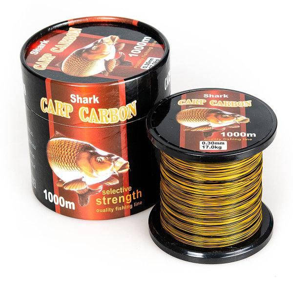 

Леска Carp Expert Carbon Shark 0.25 - 0.40 mm 1000 м 0.30, Разные цвета