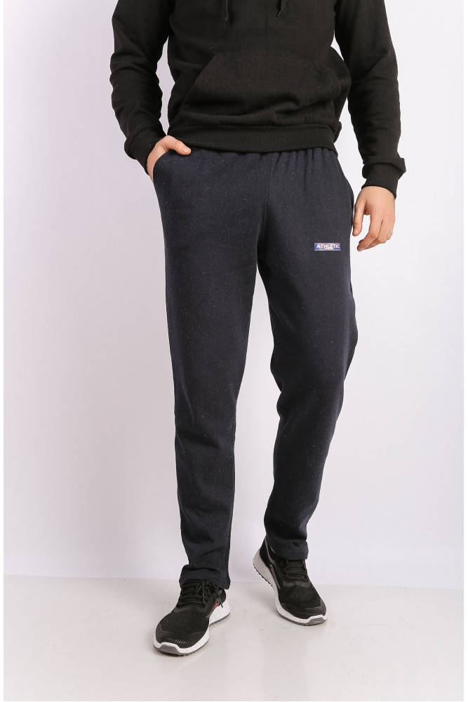 

Брюки спортивные мужские темно-синие 85F547-2 на тонком флисе, Темно-синий