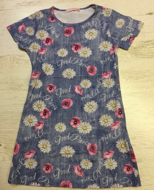 

Туника-платье для девочек, Венгрия, F&D, арт. 3680, 116-140 см 134-140