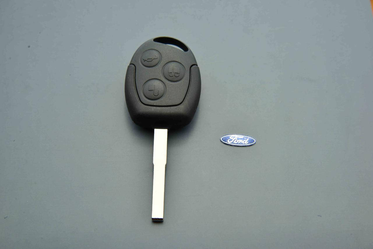 

Корпус ключа для Ford (Форд) Focus, Fiesta, Фокус , Фиеста 3 - кнопки, лезвие HU101