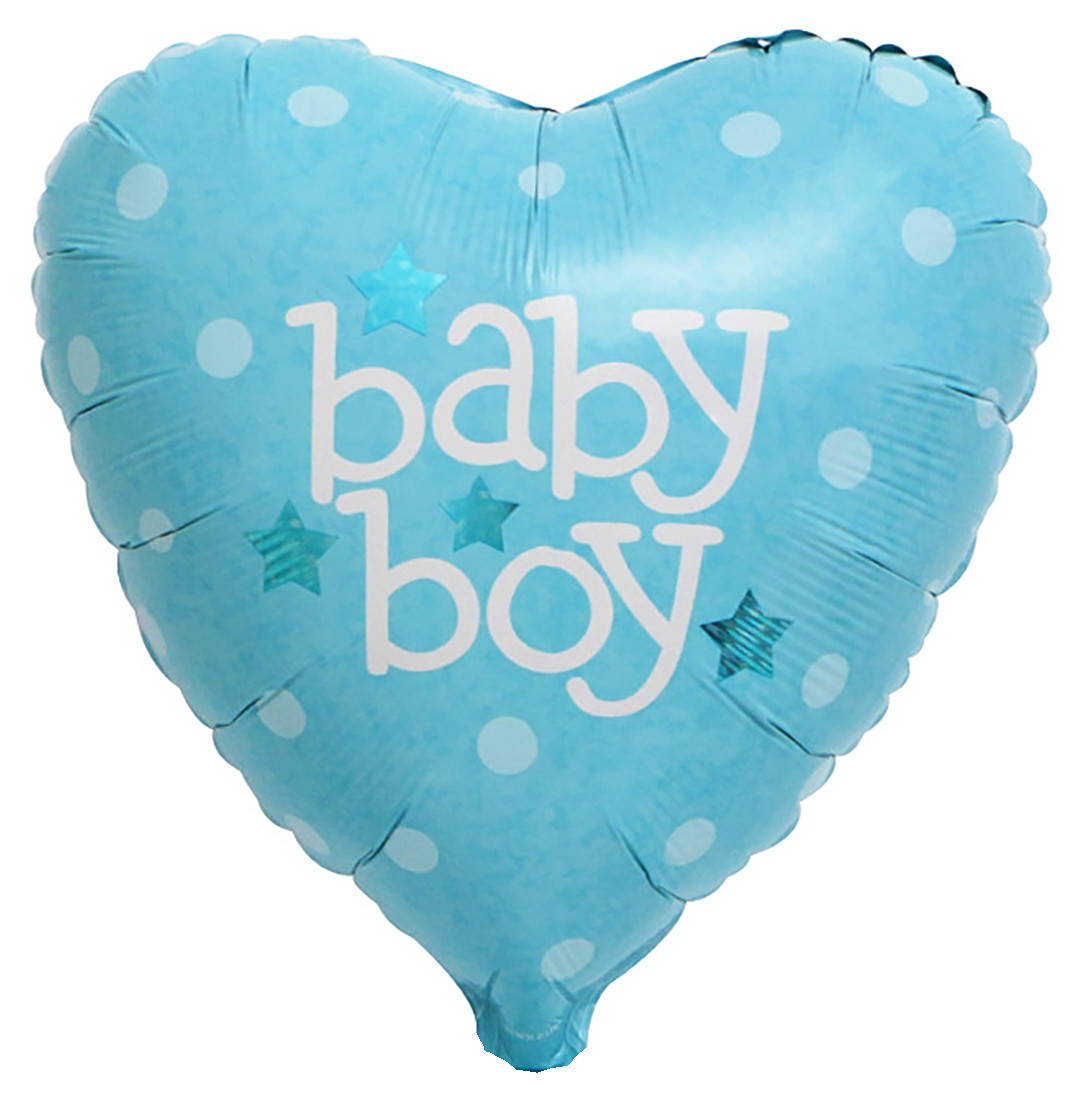 

Фольговані кулі серце "Baby Boy". Диаметр:18"(45 см)