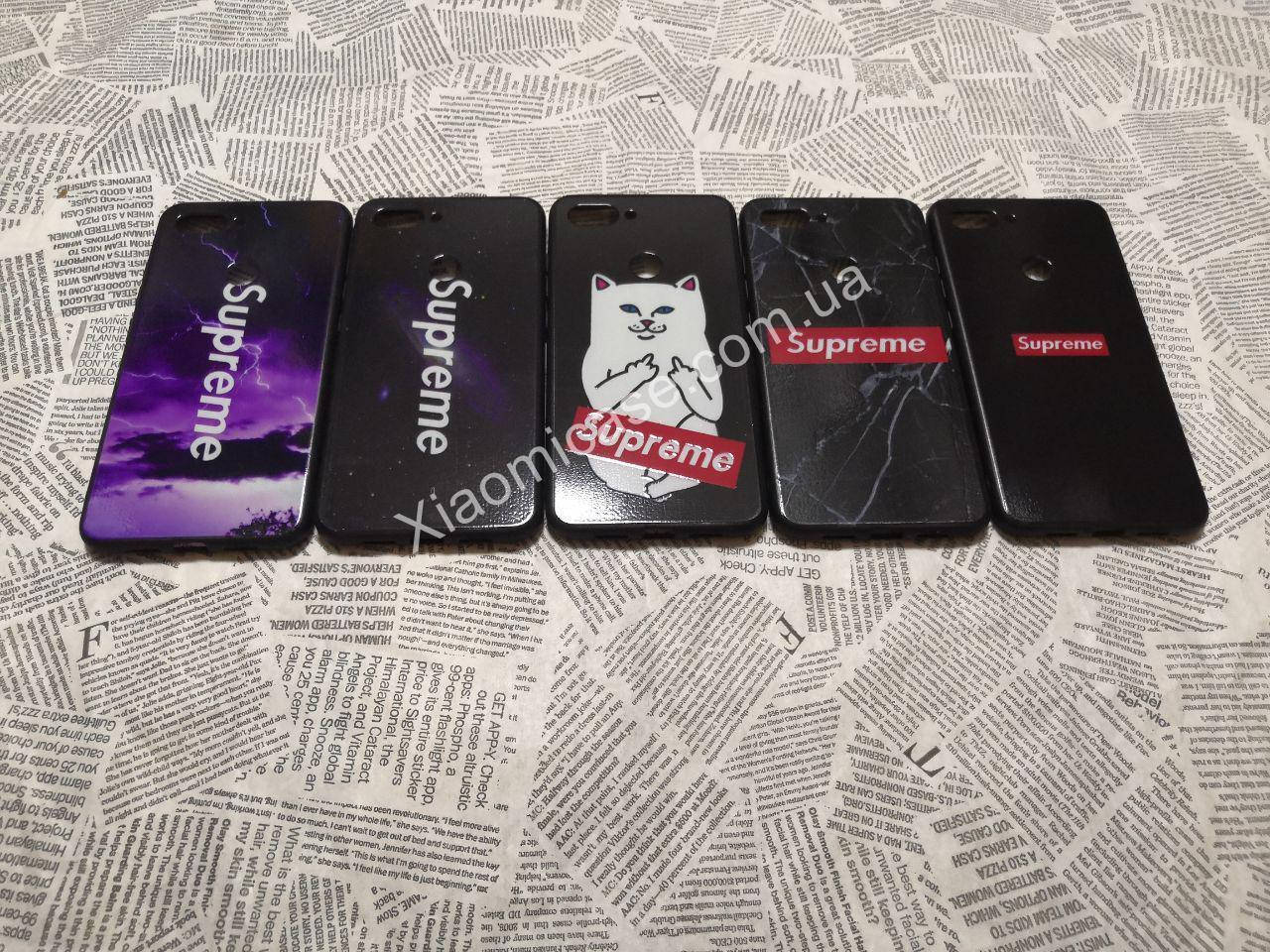 

TPU чехол c принтом Supreme для Xiaomi (Ксиоми) Mi8 Lite, Разные цвета