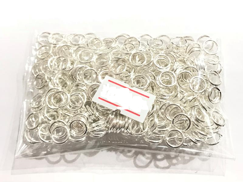 

Соединительные колечки 7мм 50г цвет серебро