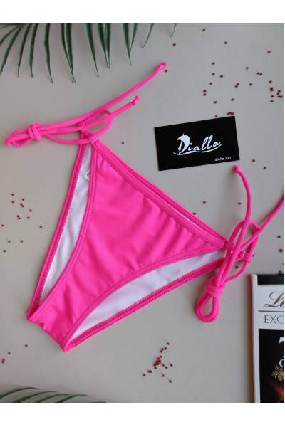 

Плавки купальные женские ярко-розовые на завязках серии PINK S, Розовый