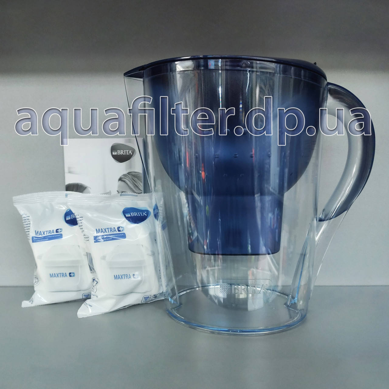 

Фильтр-кувшин для воды Brita Marella XL (2 картриджа) Синий