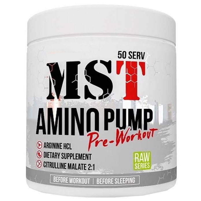 

Предтренировочный комплекс MST Amino Pump 300 грамм Яблоко