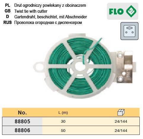 

Проволока огородная Польша для подвязывания диспенсер l=50 м FLO-88806