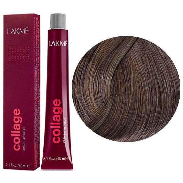 

Краска для волос LAKME Collage 5/64 Светлый шатен коричнево-медный