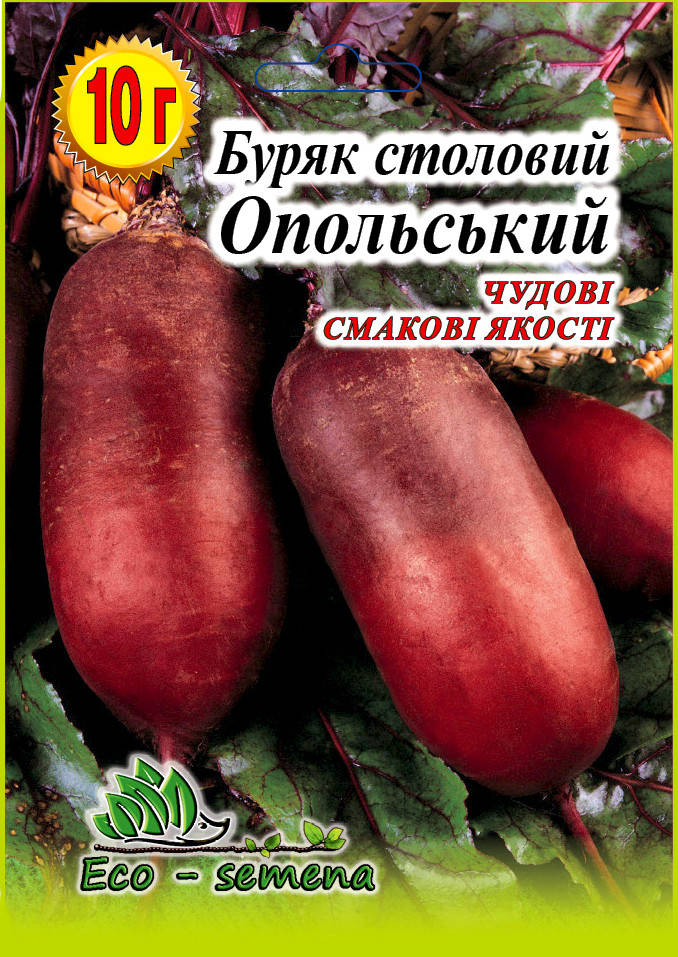 

Eco-semena. Семена Свекла столовая Опольская, 10 г