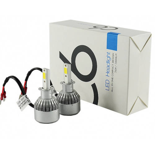 

Комплект Led ламп светодиодные для фар автомобиля C6 H3 181240