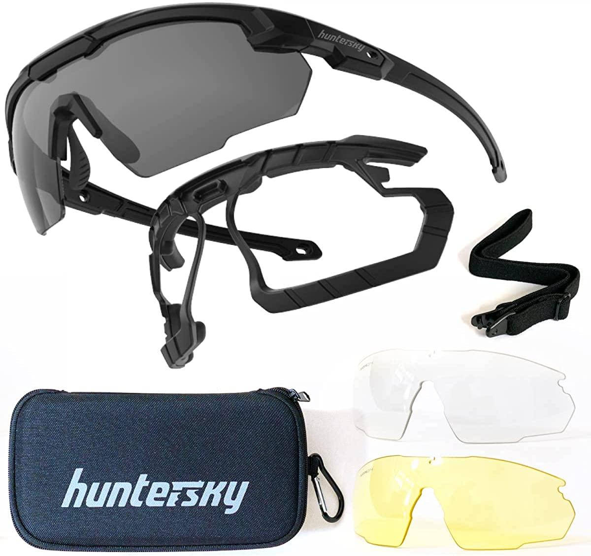 

HUNTERSKY Баллистические, Тактические защитные очки для стрельбы. Не запотевающие