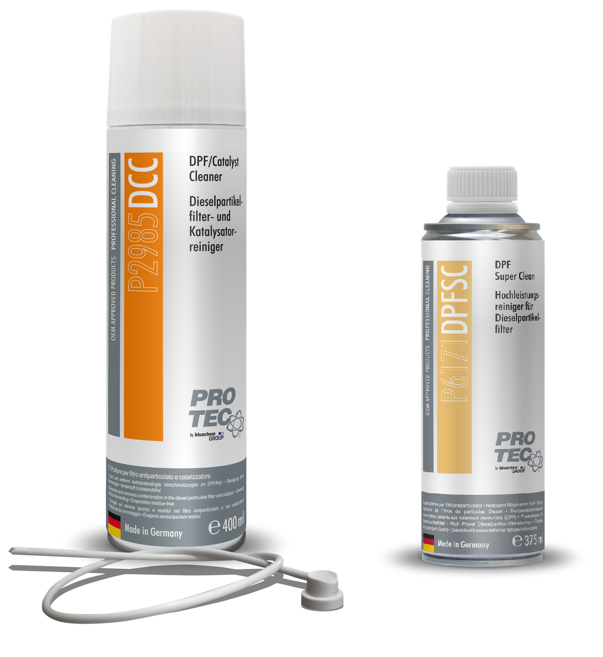 

Комплект для очистки сажевого фильтра DPF Pro-Tec DPF/Catalyst Cleaner (P2985) + DPF Super Clean (P6171)