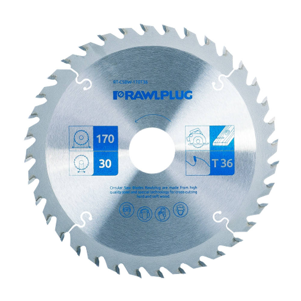 

Пила дисковая по дереву Rawlplug RT-CSBW-160T30 160 мм/30 зубов