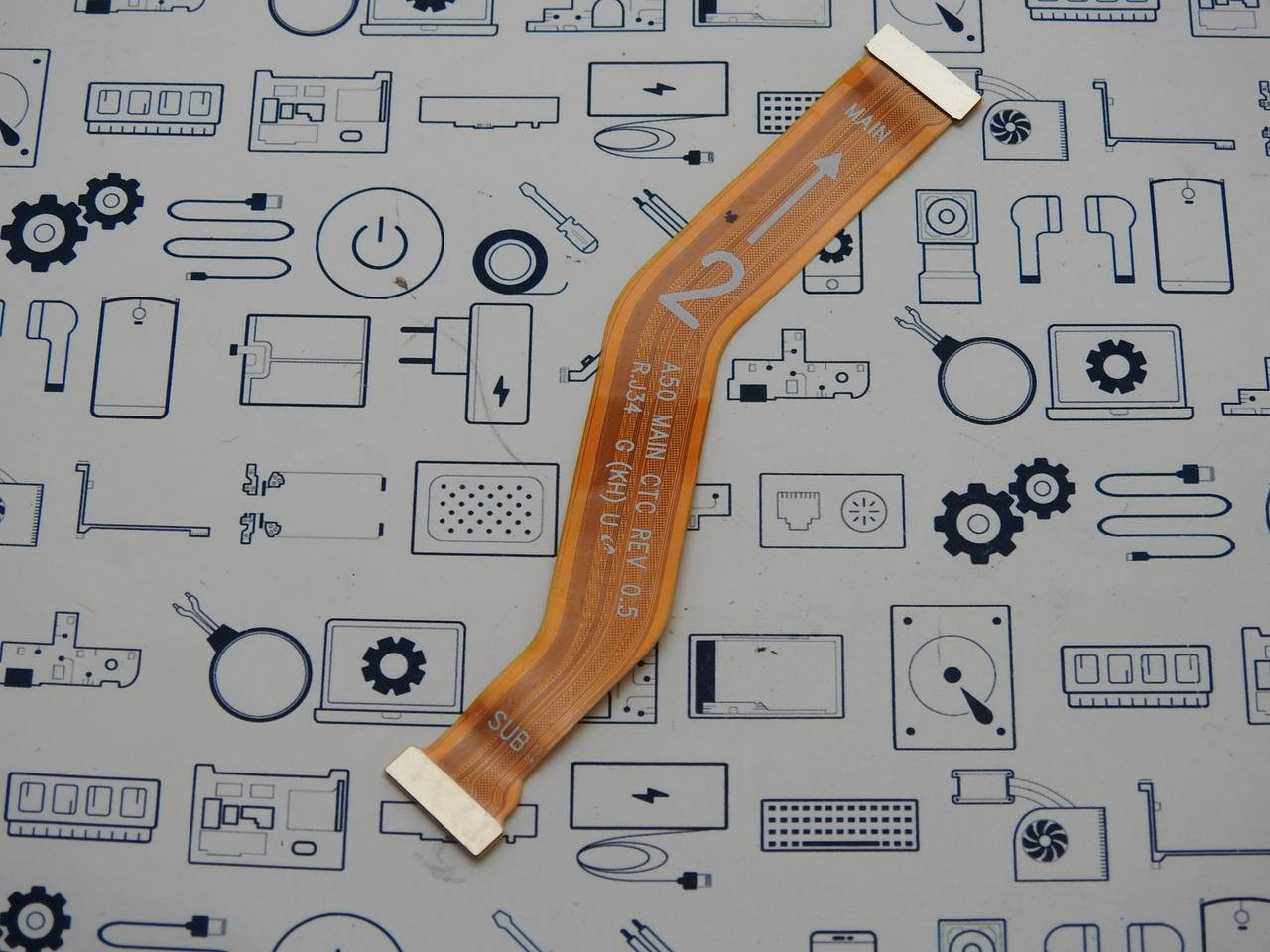 

Основной шлейф 2 Samsung A50 A505FN Сервисный оригинал с разборки