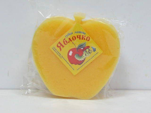 

Мочалка для тела из поролона Яблочко