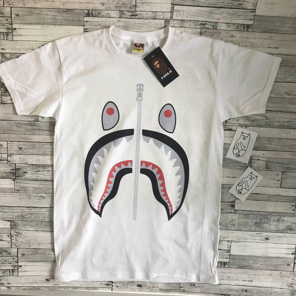

Футболка с принтом BAPE Zip2 | M