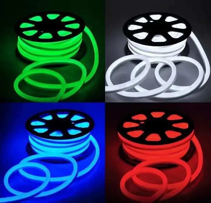 

Cветодиодный неон гибкий 220В 2835(120LED/м) IP65 СТАНДАРТ