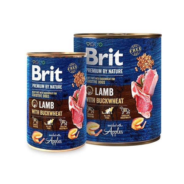 

Brit Premium by Nature Lamb & Buckwheat Sensitive 800 г