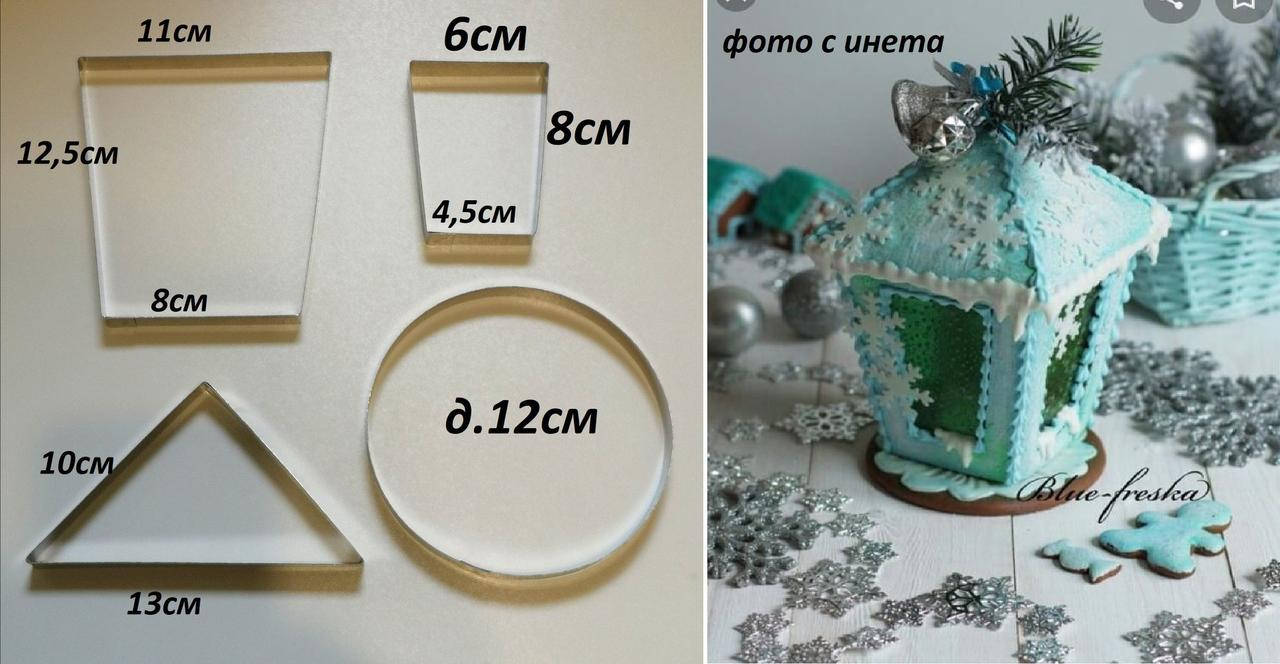 

Набір вирубок для пряників Ліхтарик