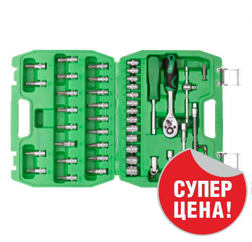 

Набор инструментов 46шт, 1/4" INTERTOOL ET-6046SP