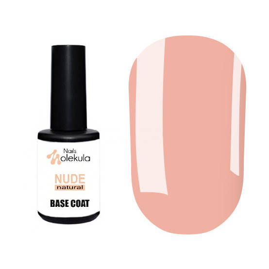 

Molekula Base Coat Nude Natural - камуфлирующая база, бежевая, 12 мл