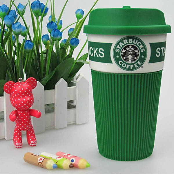 

Чашка керамическая кружка Starbucks Green и Ваше кофе всегда с Вами, Зелёный