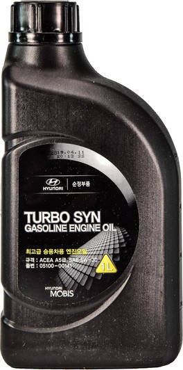 

Моторное масло Mobis Hyundai Kia Turbo Syn 5W-30 1л (0510000141) ORG 0510000141