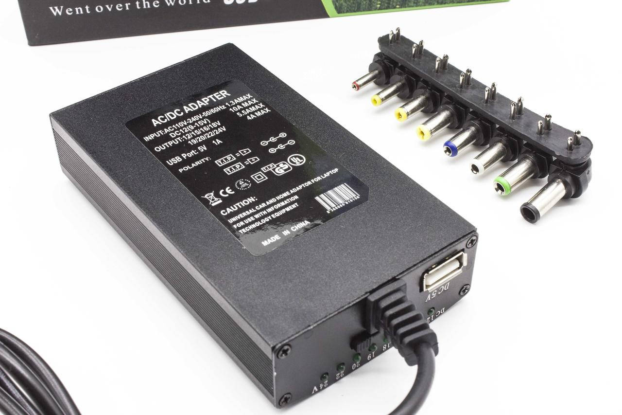 

Универсальный блок питания для ноутбука в прикуриватель Laptop Adapter 4.5А 120W Черный