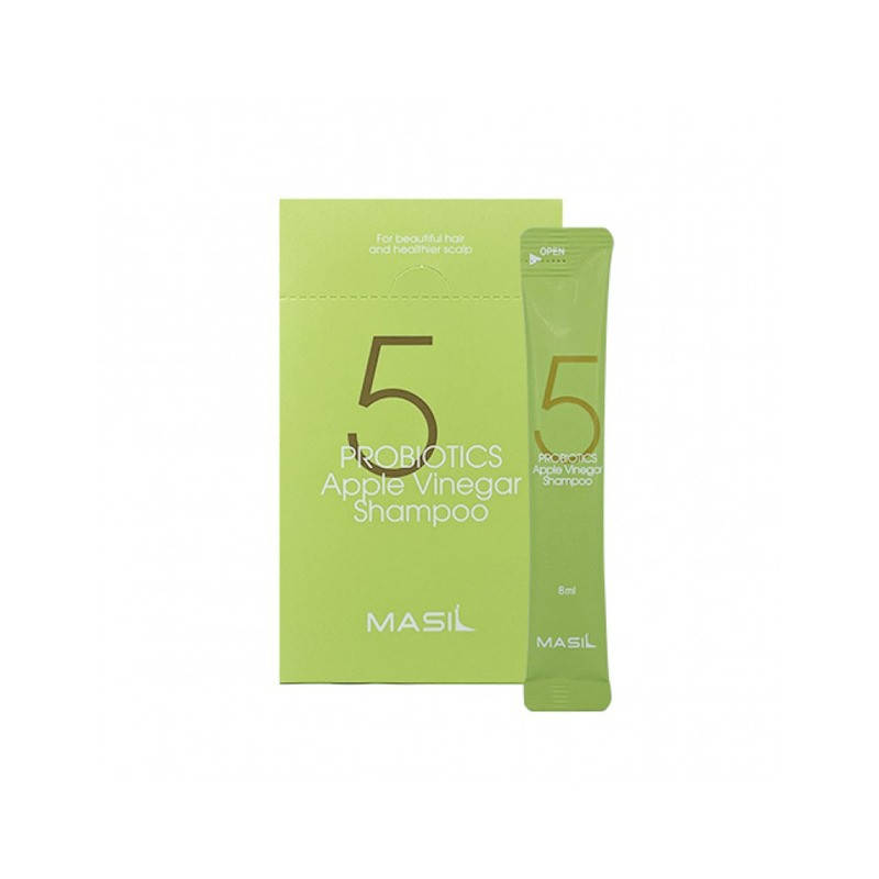 

Шампунь с пробиотиками и яблочным уксусом 5 Probiotics Apple Vinegar Shampoo 8 мл - Masil
