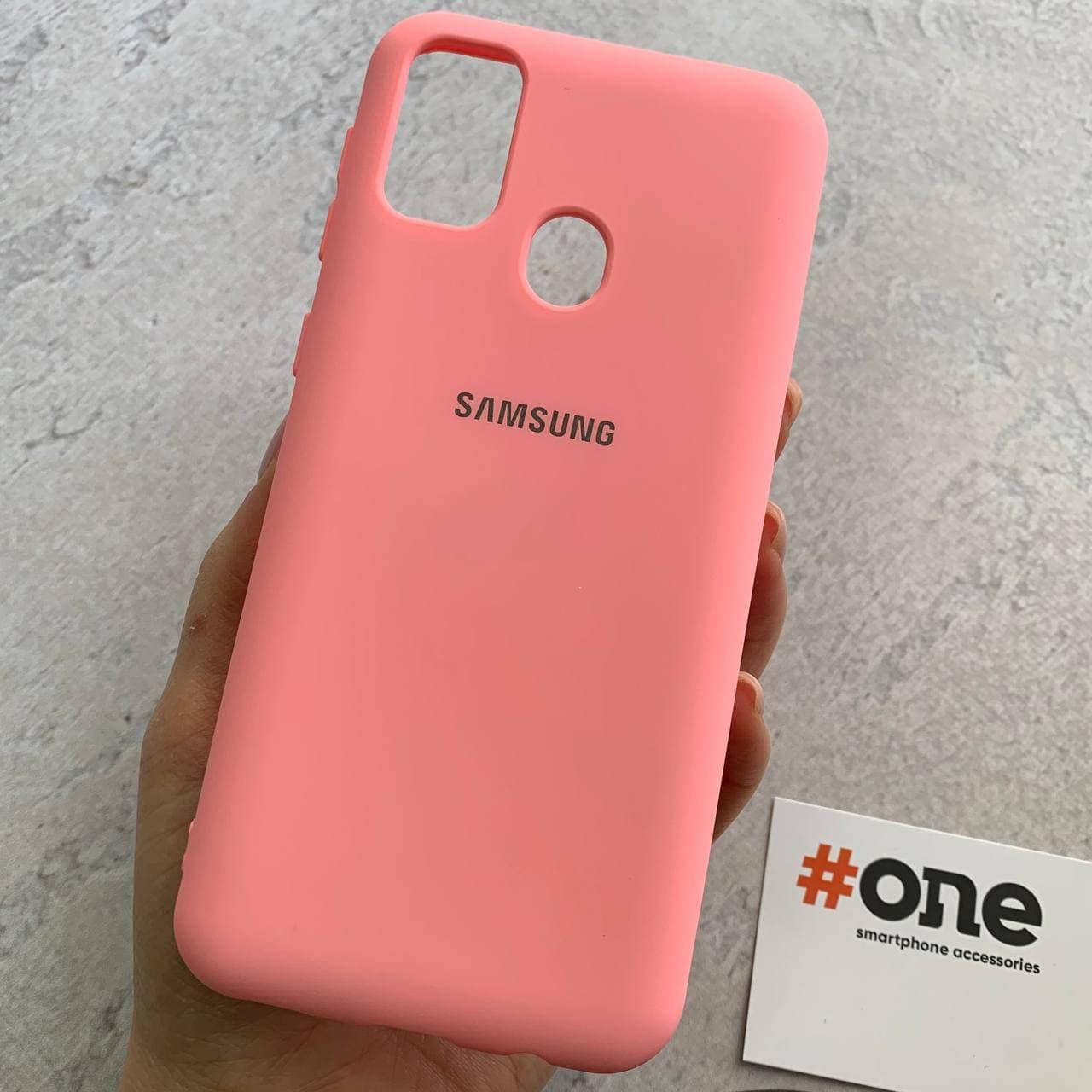 

Чехол для Samsung Galaxy M21 с микрофиброй бархатный внутри накладка чехол на самсунг м21 розовый CFA