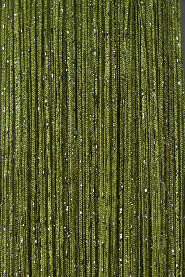 

Шторы нити "Дождь" №19, оливковый, размер 1х2м