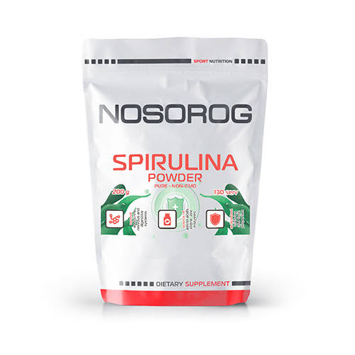 

Спирулина Nosorog Spirulina Powder, 200 гр