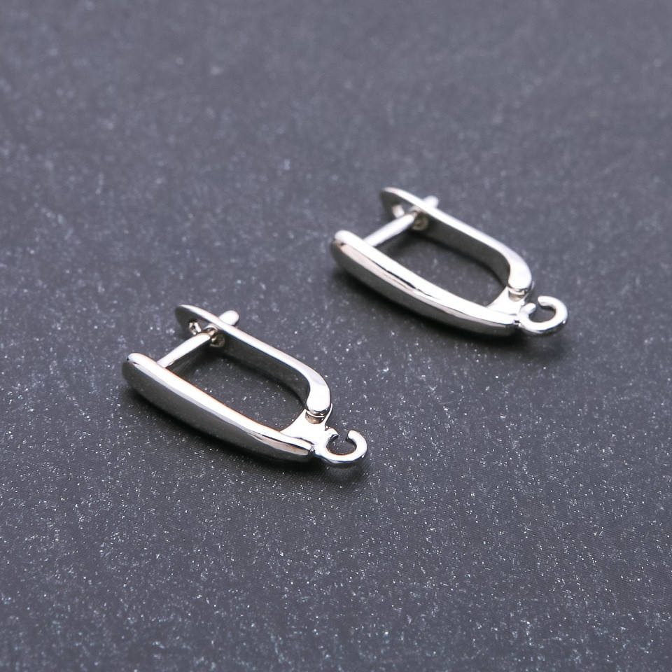 

Швензы для серег 3х15х18мм цвет "серебро" пара