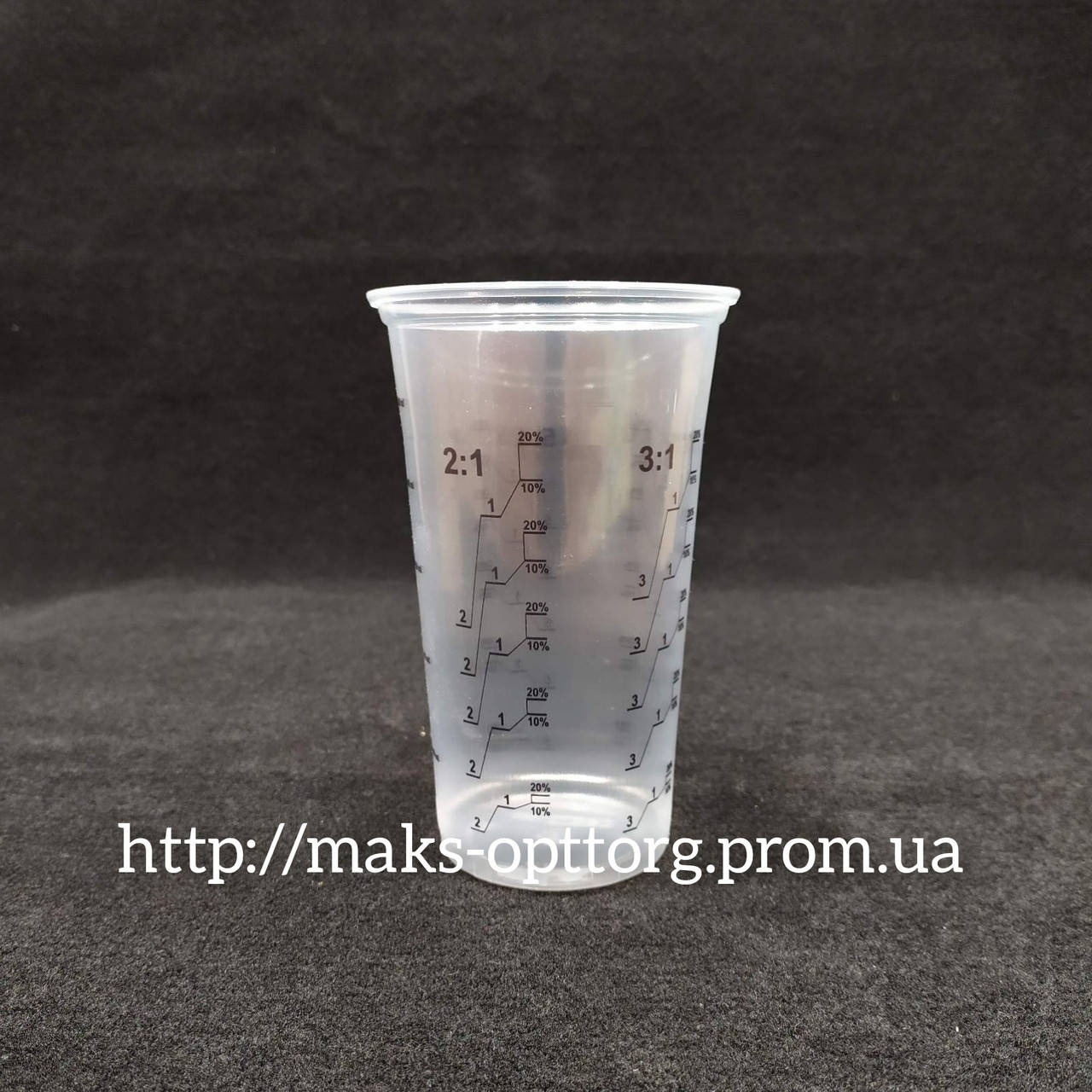 

Мерный стакан для смешивания красок и лаков APP, 500 мл