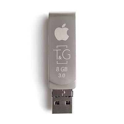 

Флеш-накопитель USB3.0 8GB Lightning T&G 007 Metal Series (TG007IOS-8G3)