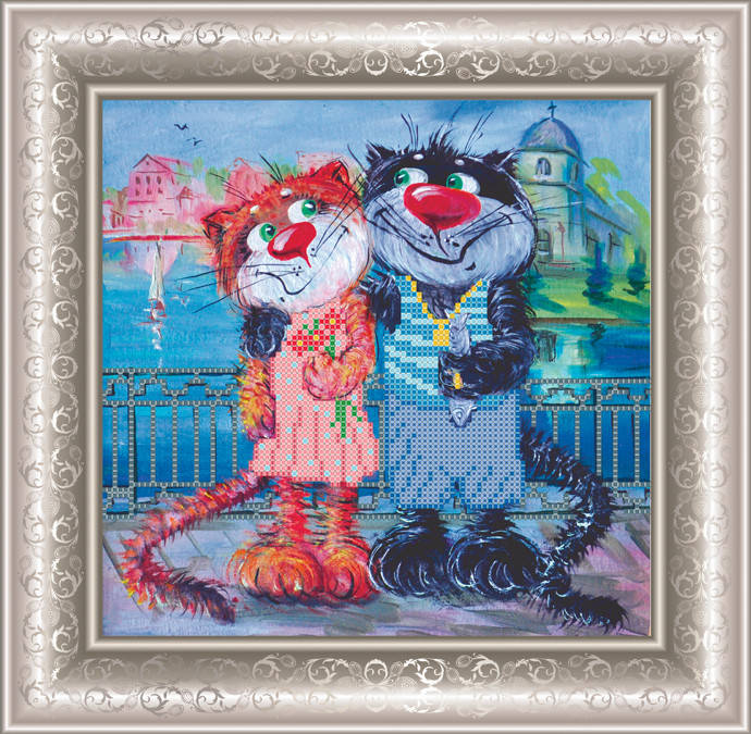 

Схема для вишивки бісером Тернопільські коти. Арт. СКМ-109