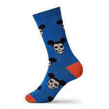 

Носки мужские синие качественные натуральные с рисунком V&T socks
