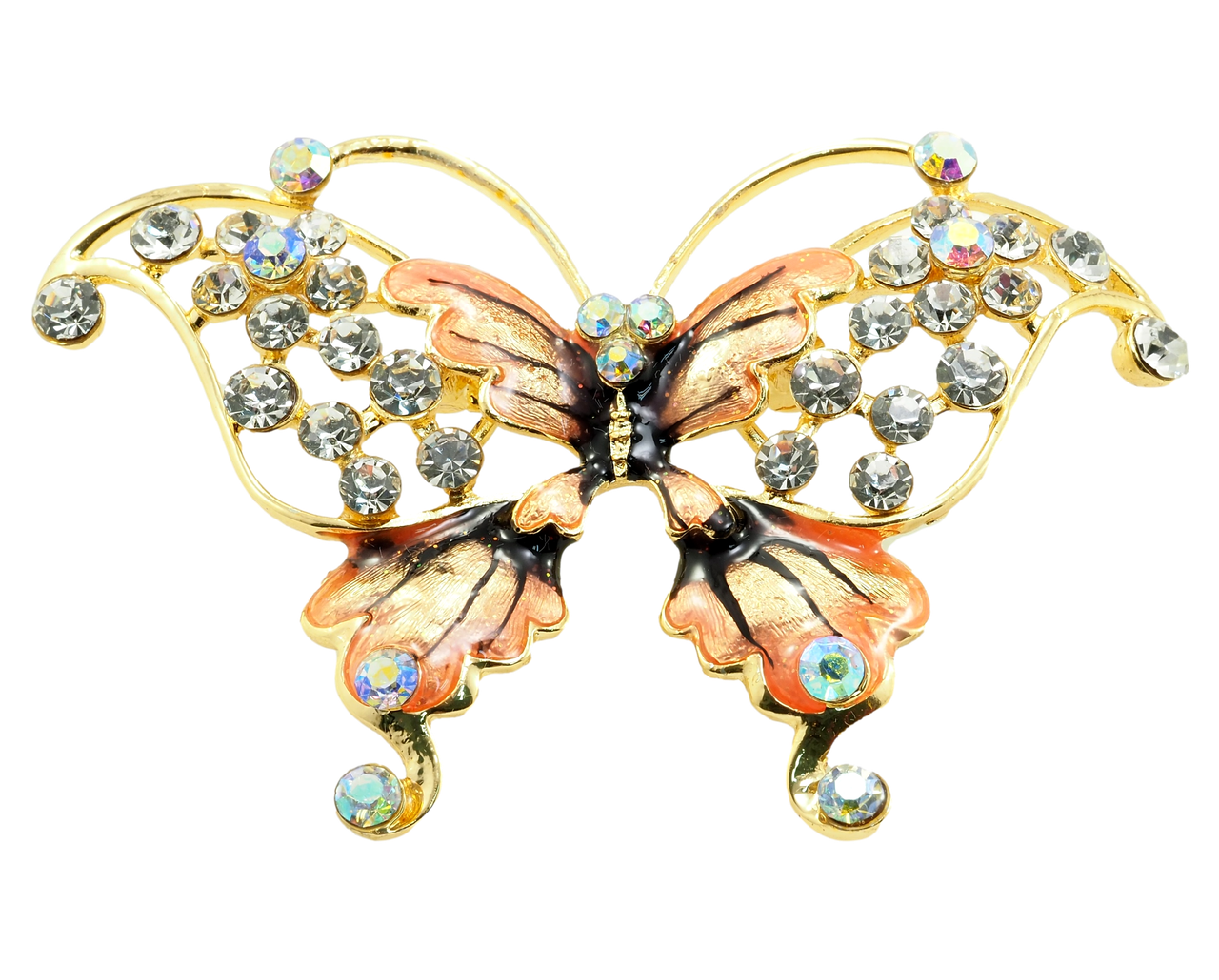 

Брошь "Бабочка с покрытием эмалью" цвет в ассортименте (черный, фиолет, красный, зеленый, розовый, золото)