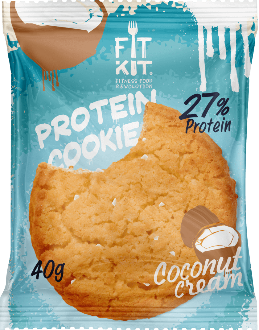 

Протеиновое печенье Fit Kit Кокосовый Крем (40 грамм)