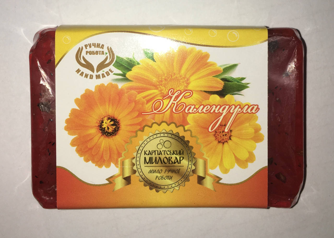 

Карпатський Миловар, мило ручної роботи, 50 г Календула