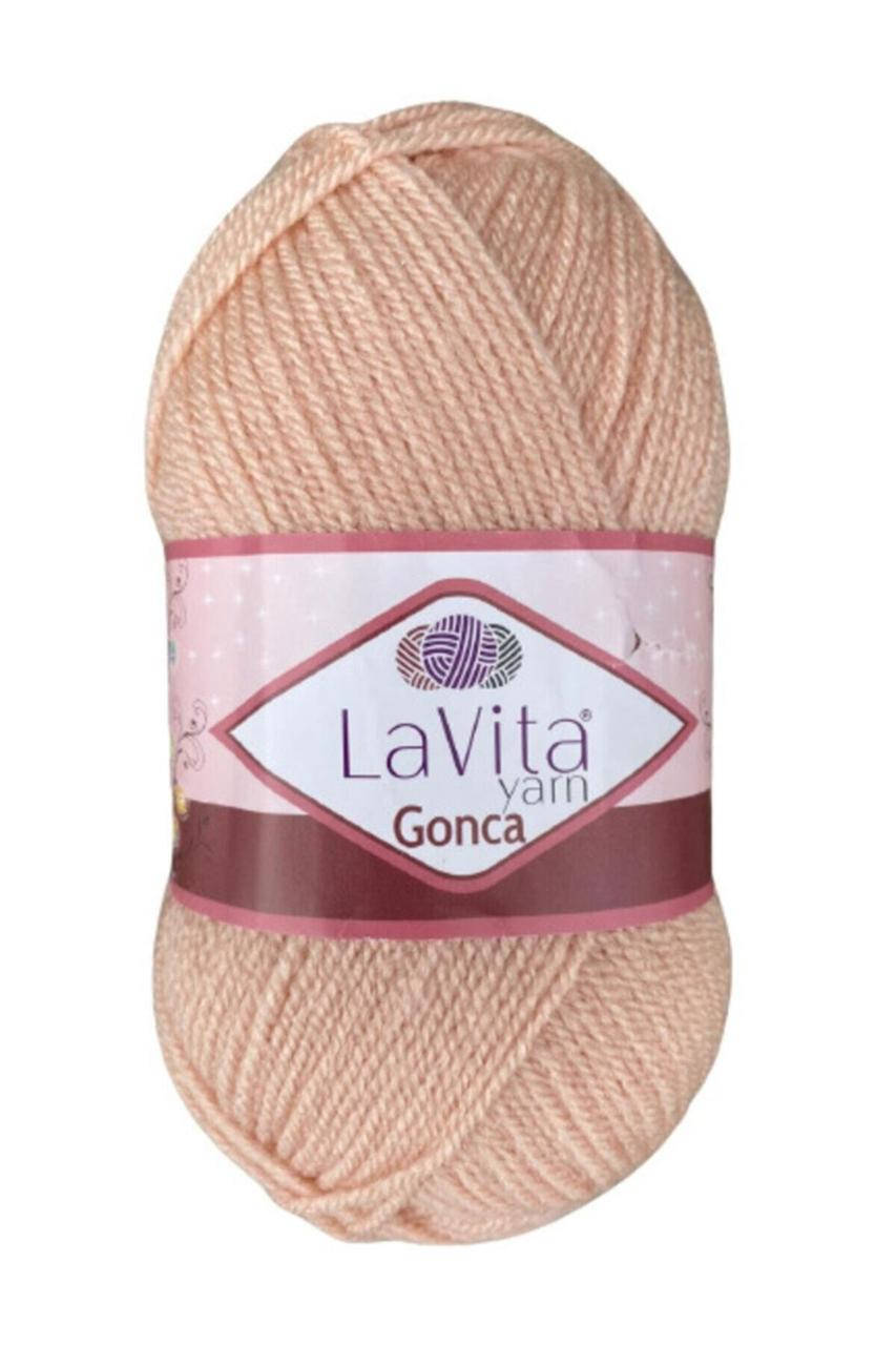 

LaVita Gonca (ЛаВита Гонка) № 4010 бежевый (Пряжа акрил, нитки для вязания)