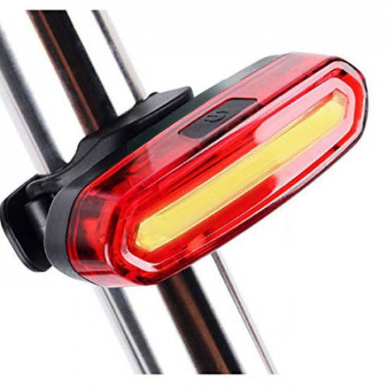 

Велосипедный фонарь AQY-096-COB red+white + microUSB + 6 режимов