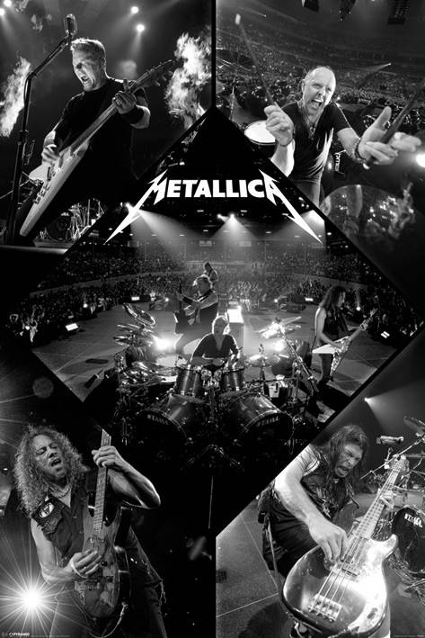 

Постер плакат "Metallica (Live)" (ps-00303)