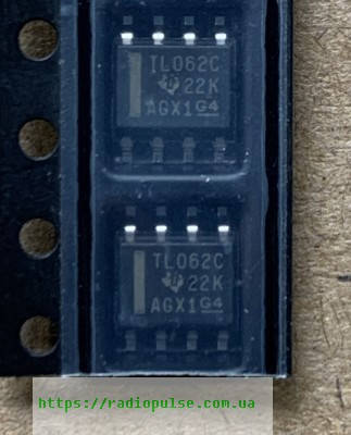 

Микросхема TL062CD , smd